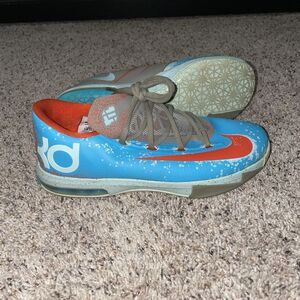 Nike KD 6 VI Maryland Blue Crab Size 5.5Y / Womens 7 599424-400 Basketball Shoes